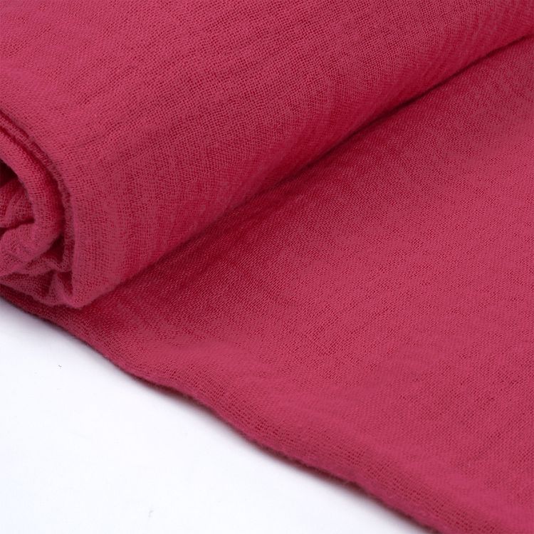 Ткань Муслин, 5 м x 130 см, 125 г/м², цвет: ярко-розовый, TBY — картинка 4