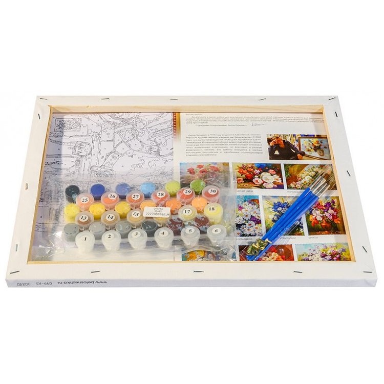 Картина по номерам «Сирень» — картинка 3