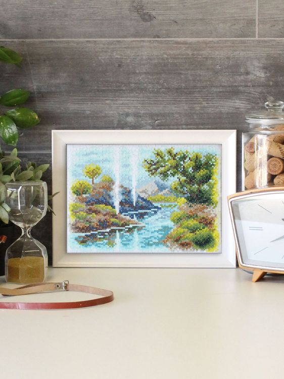 Алмазная вышивка «Долина гейзеров» — картинка 4