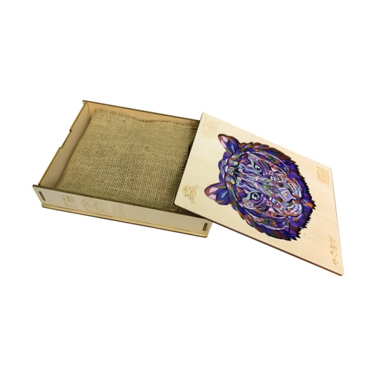 Деревянные пазлы «Волшебный Тигр XL», Woodbests — картинка 4