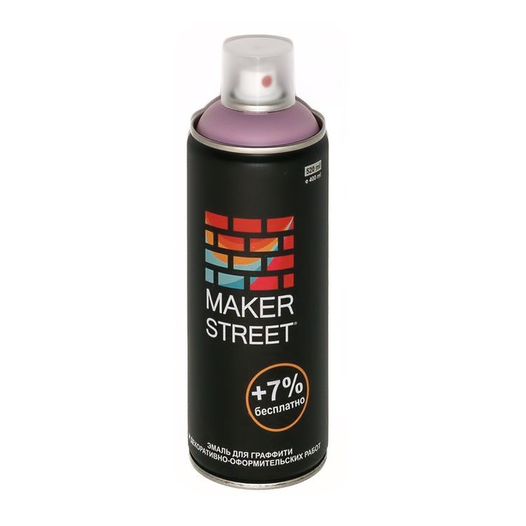 Эмаль MAKERSTREET для граффити и декоративных работ MS400, 301 Светло-сиреневый