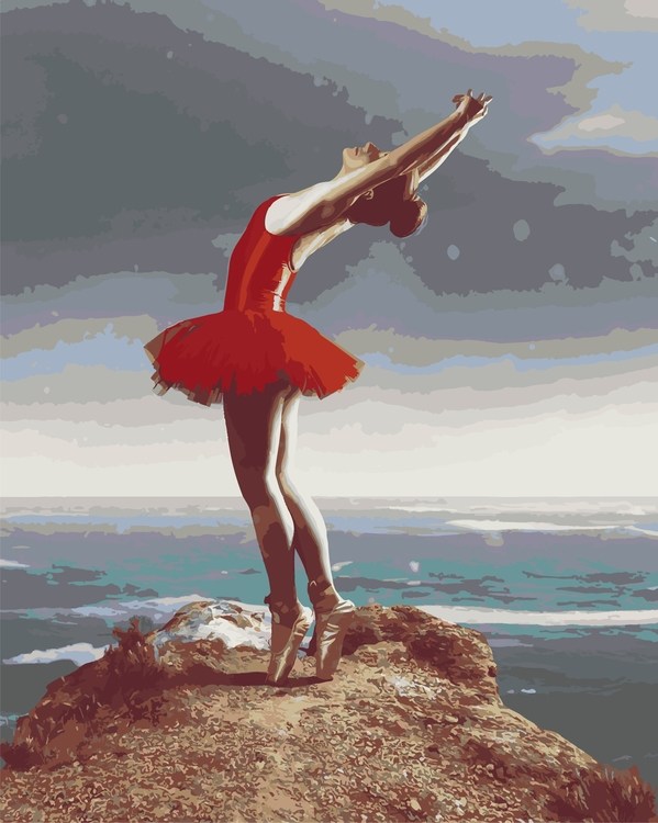 Картина по номерам «Танец у обрыва»