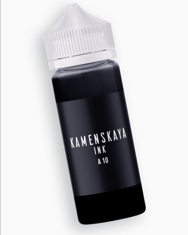 Алкогольные чернила черные 100 мл, Kamenskaya Ink — картинка 2