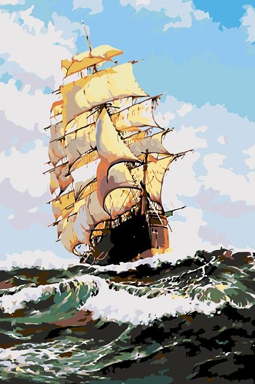 Картина по номерам «Морское путешествие»