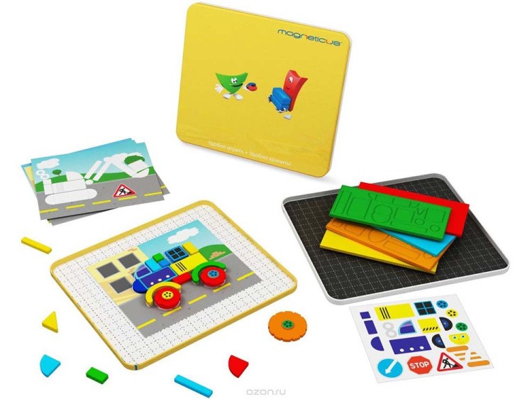 Мягкая магнитная мозаика «На стройке» — картинка 2