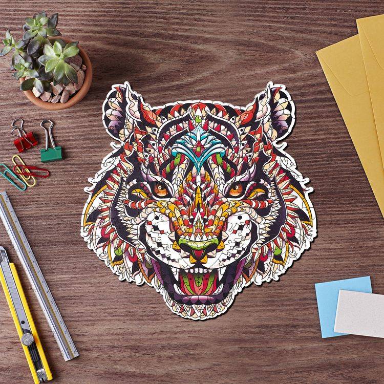 Деревянные пазлы Артвентура «Бенгальский тигр» — картинка 2