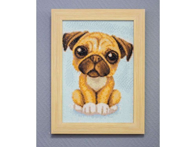 Алмазная вышивка «В ожидании хозяина» — картинка 4