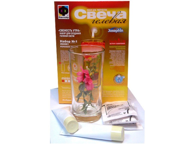 Свеча гелевая «Свежесть утра» — картинка 2