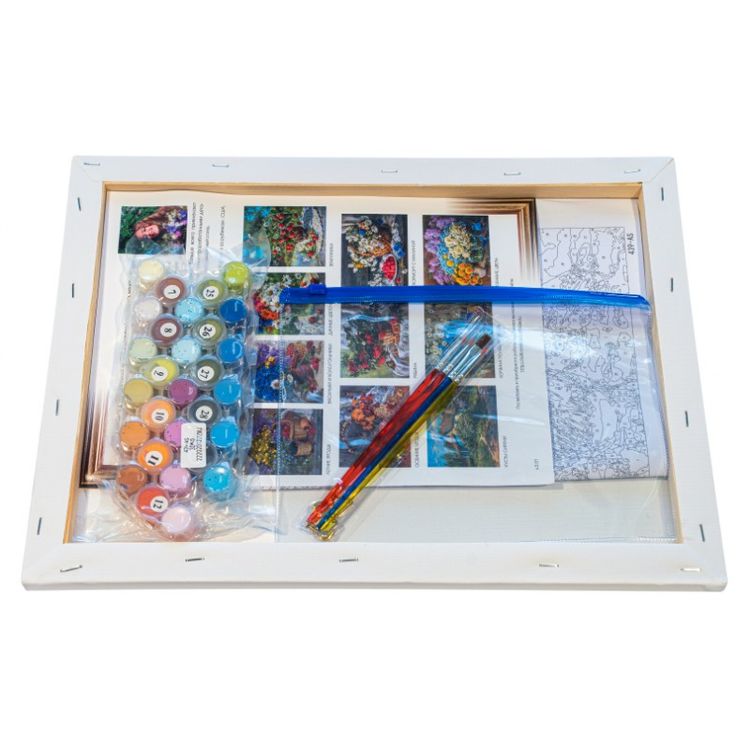 Картина по номерам «Весенние цветы» — картинка 3