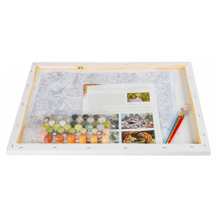 Картина по номерам «Яблочный ёжик» — картинка 3