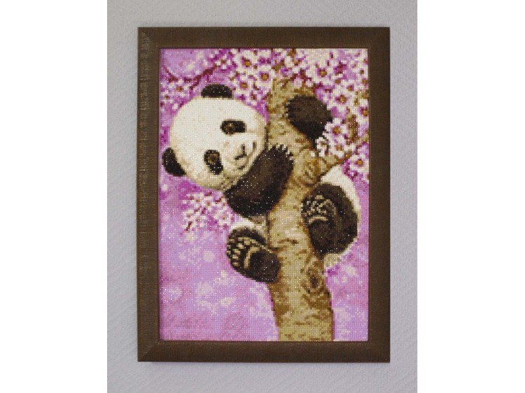 Алмазная вышивка «Ласковая панда» — картинка 2