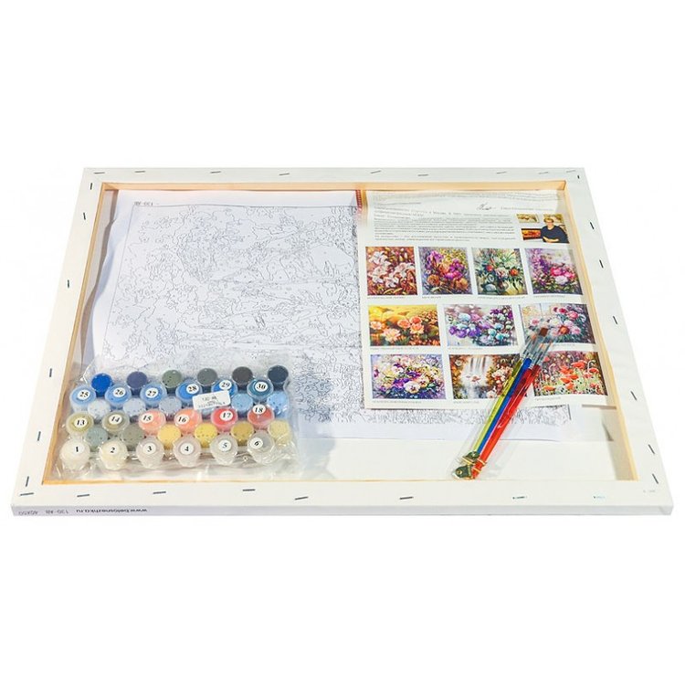 Картина по номерам «Прогулка под парусом по Которской бухте» — картинка 3