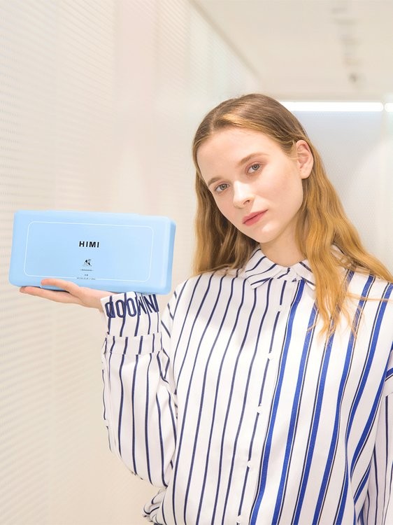 Набор гуашевых красок HIMI голубой 18 цветов по 30 мл — картинка 8