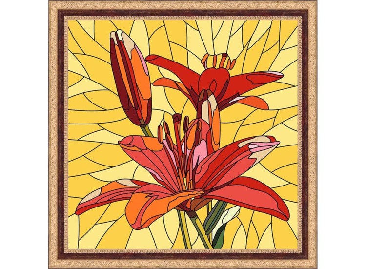 Картина по номерам «Лилии» — картинка 2