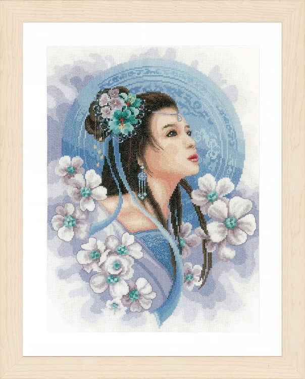 Набор для вышивания «Восточная девушка в голубом»