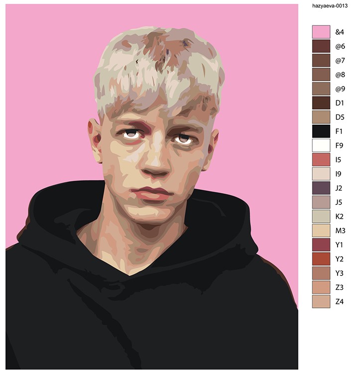 Картина по номерам «Твич стримеры Хазяева: Саша Парадеевич 3» — картинка 2