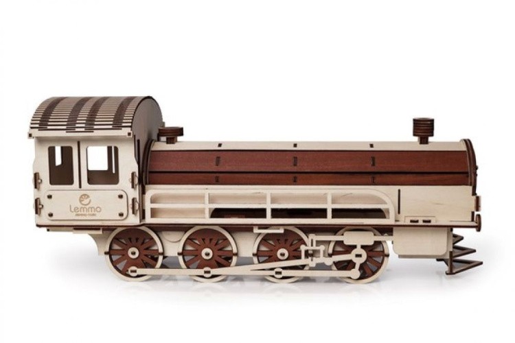 Конструктор из дерева «Паровоз подарочный», Lemmo — картинка 3