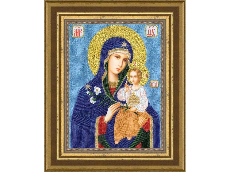 Набор вышивки бисером «Образ Божией Матери «Неувядаемый цвет»» — картинка 2