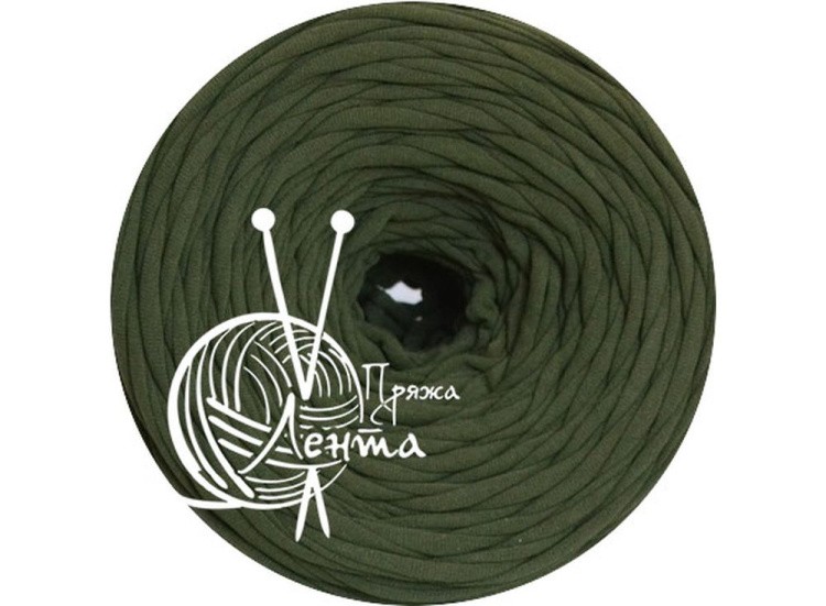 Пряжа Лента (хаки) 330-380 г — картинка 2