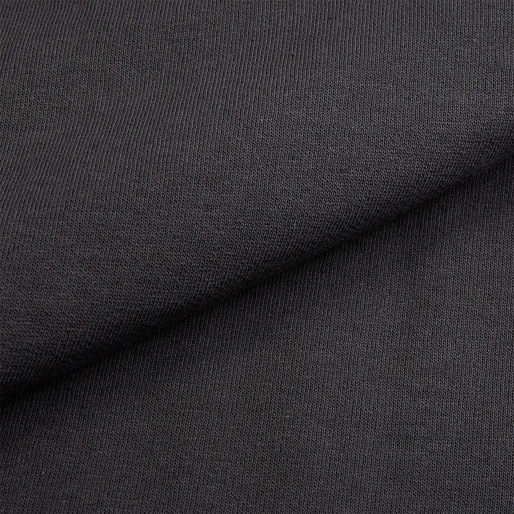 Ткань трикотаж Футер 2х нитка, опененд, 10 м x 200 см, 190 г/м², цвет: графит, TBY — картинка 3