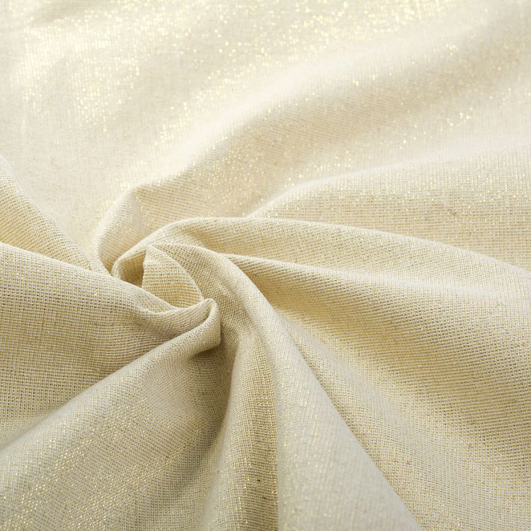 Ткань льняная, 1 м x 150 см, 140 г/м², цвет: натуральный, золото, TBY