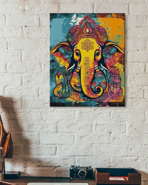 Картина по номерам «Мистический Ганеша» — картинка 3