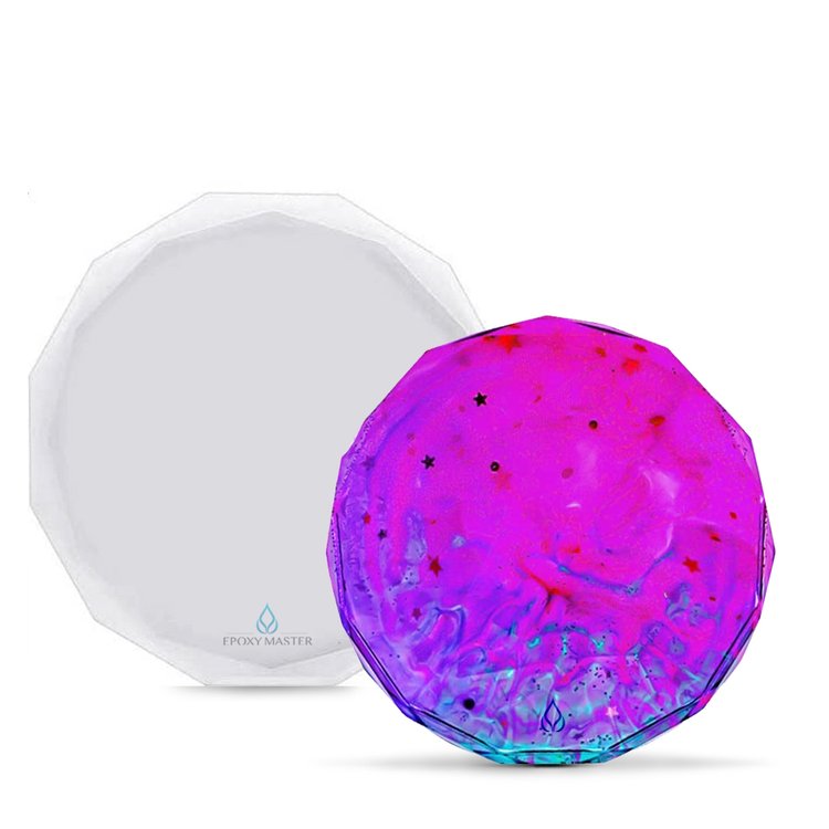 Силиконовый молд Epoxy Master алмазный круг, 13x12,5 см — картинка 2