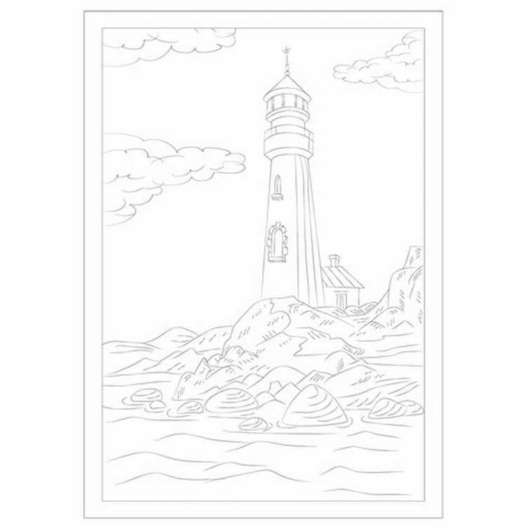 Бумага для акварели с эскизом, А4, 10 л., 200 г/м2, BRAUBERG — картинка 6