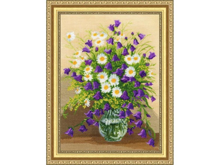 Набор для вышивания «Колокольчики и ромашки» — картинка 2