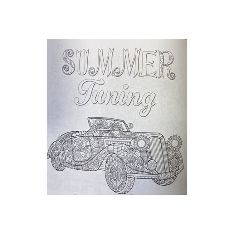 Раскраска - антистресс «Летние мечты», 36 листов — картинка 2