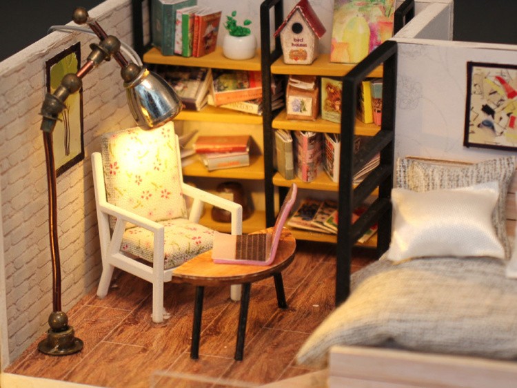 Набор для создания миниатюры (румбокс) «Скандинавский Лофт» — картинка 6