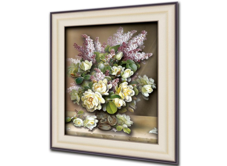 Объемная картина «Весенний букет сирени» — картинка 3