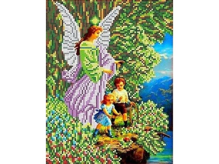 Набор вышивки бисером «Ангел и дети»