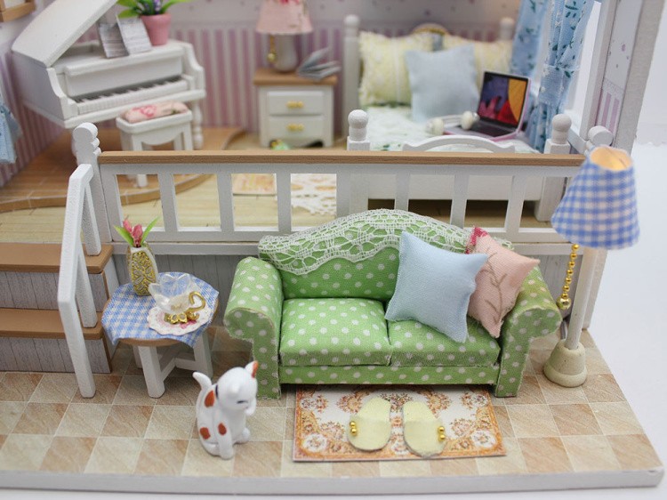 Набор для создания миниатюры (румбокс) «Музыкальная комната» — картинка 4