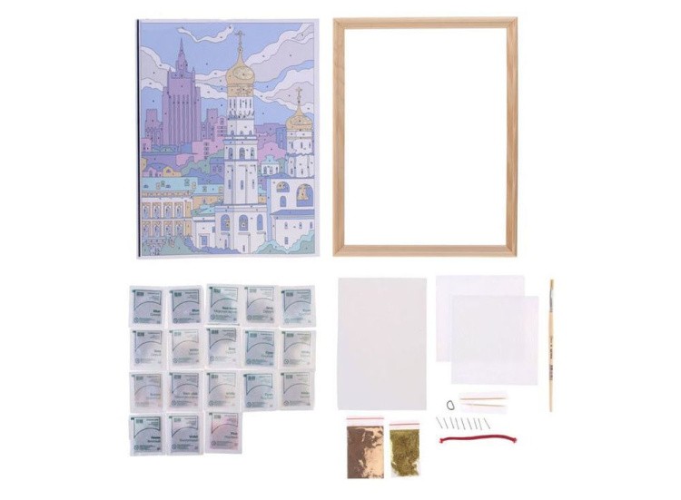 Супер-фреска «Города. Золотые купола» — картинка 3