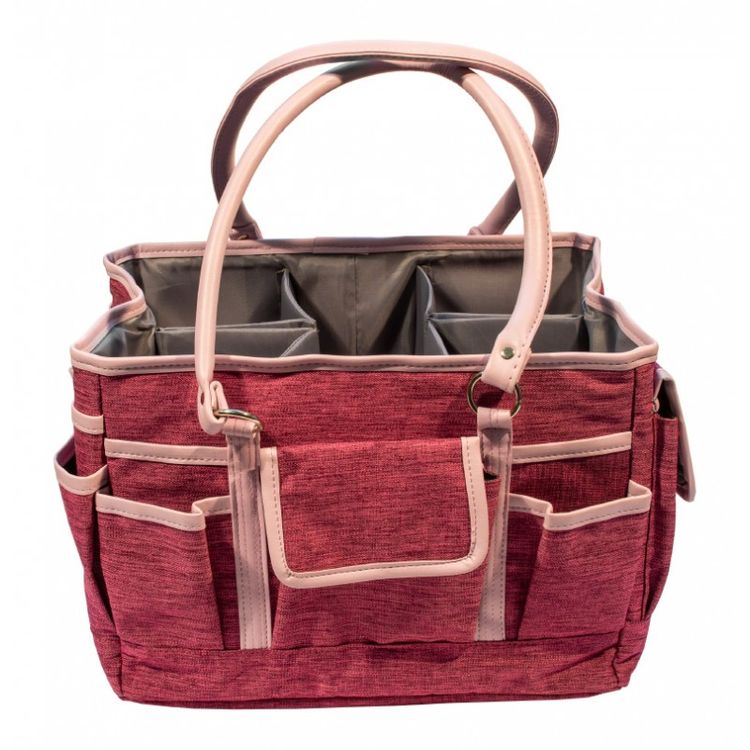 Сумка для рукоделия 29х25х24 см, цвет: фуксия — картинка 3