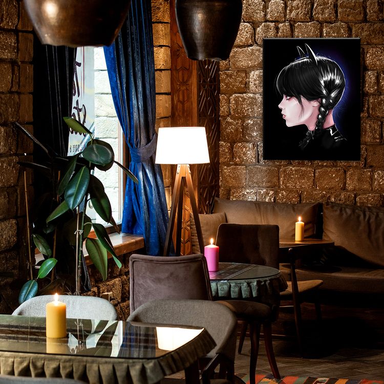 Картина по номерам «Уэндзи Семейка Адамс» — картинка 4