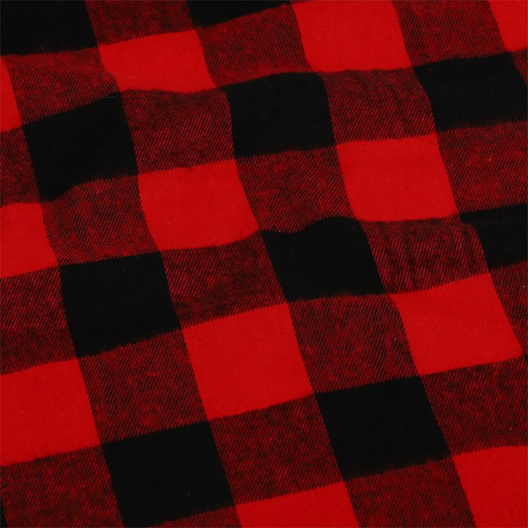 Ткань рубашечная фланель, 5 м x 150 см, 150 г/м², цвет: красный, TBY — картинка 3