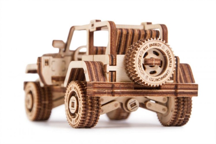 Конструктор из дерева «Сафари Джип», Wood Trick — картинка 7