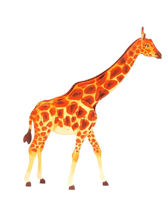 3D пазл-раскраска «Жираф»