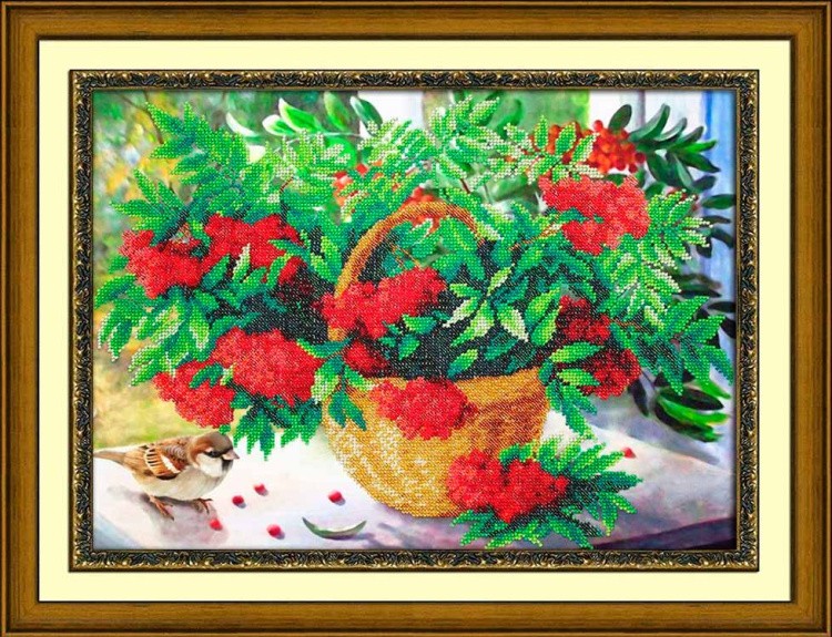 Набор вышивки бисером «Душистая рябина» — картинка 2