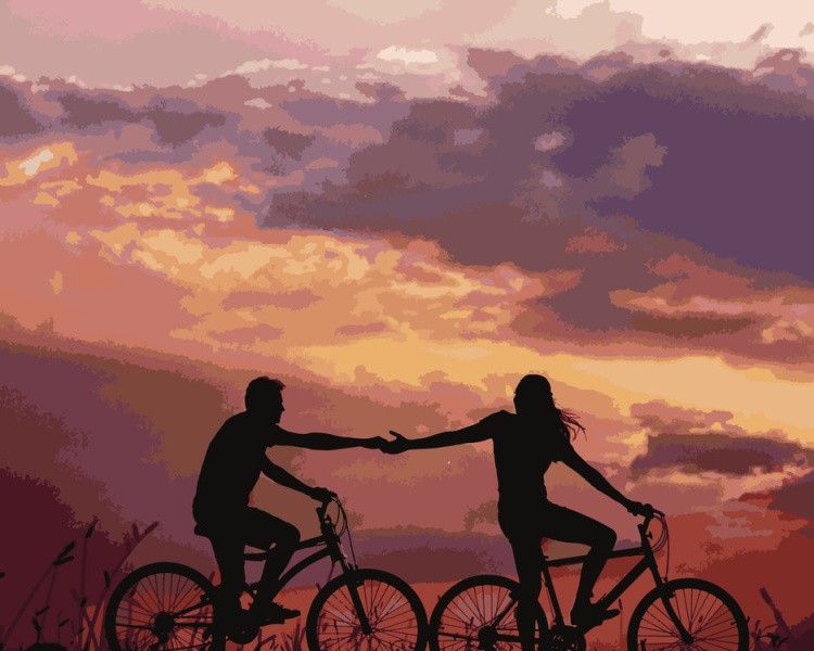 Картина по номерам «Велопрогулка»
