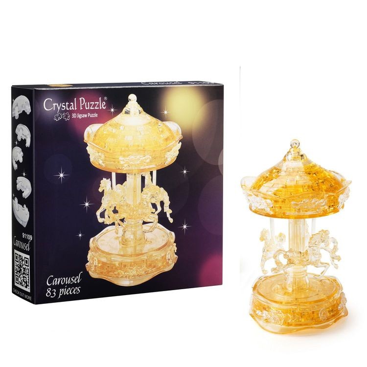 3D Головоломка «Золотая карусель», Crystal Puzzl — картинка 2
