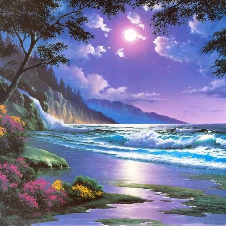 Алмазная вышивка «Утро» — картинка 2