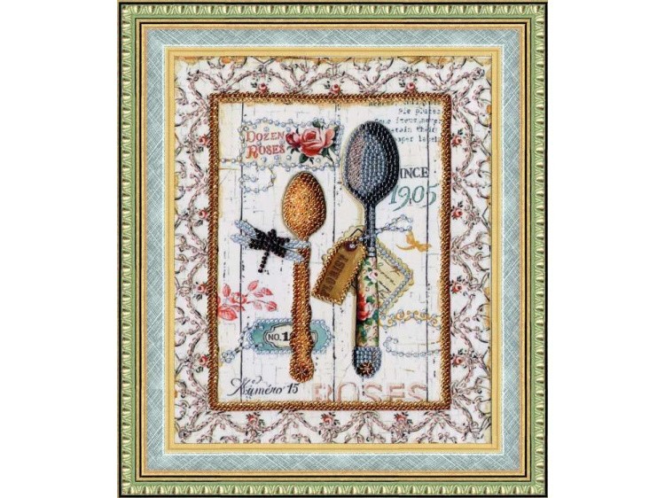 Набор вышивки бисером «Стильная кухня. Ложки» — картинка 2