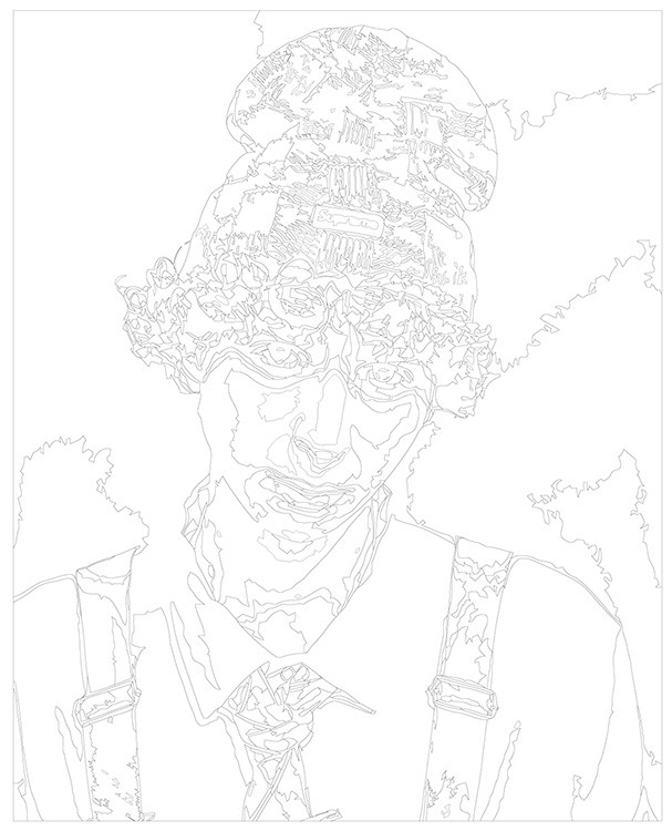 Картина по номерам «Вышел покурить: Юра Авангард 9» — картинка 3