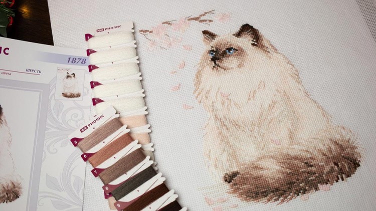 Набор для вышивания «Мяу-дзен» — картинка 3