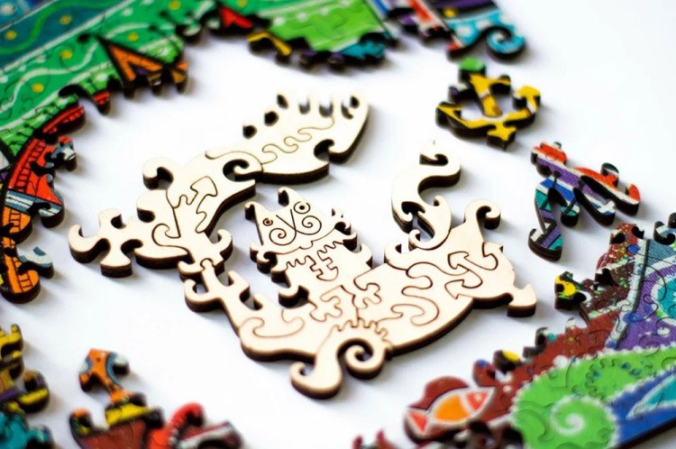 Деревянные пазлы DAVICI «Кот-мореход» — картинка 10