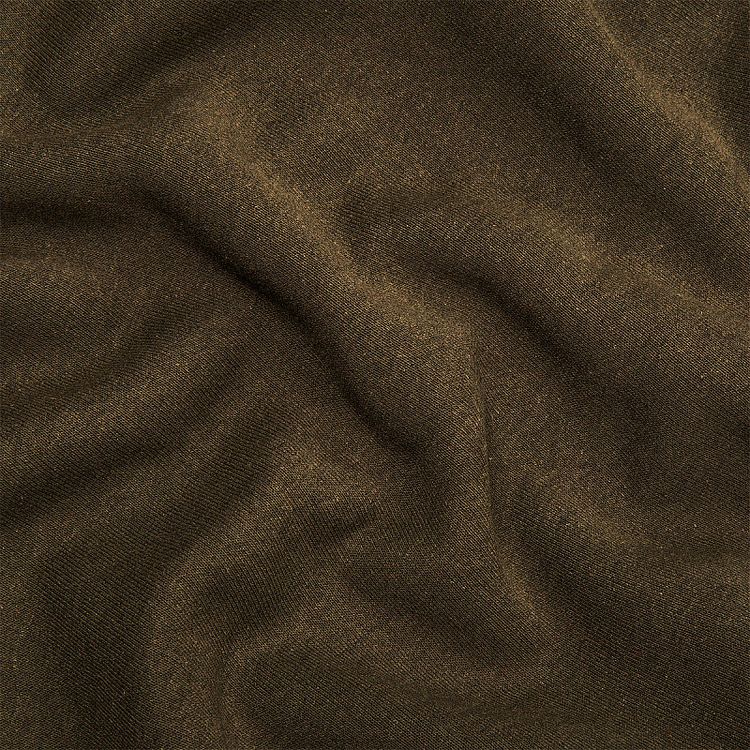 Ткань трикотаж Футер 3х нитка, начес, хлопок, 6 м, ширина 185 см, 320 г/м2, цвет: хаки, TBY — картинка 2
