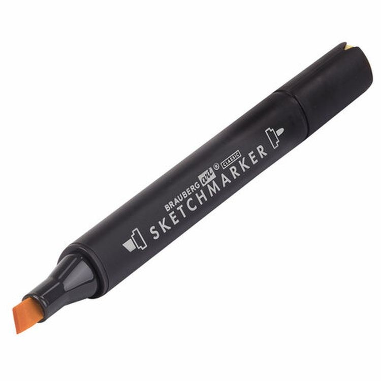 Маркер для скетчинга двусторонний 1 мм - 6 мм BRAUBERG ART CLASSIC, цвет: телесный — картинка 5